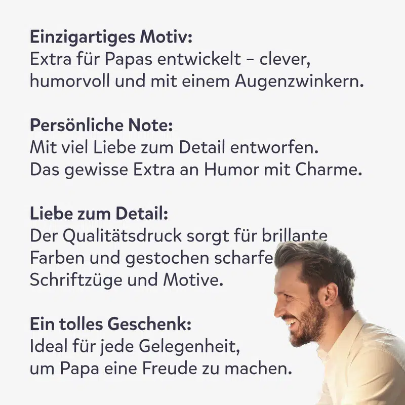 Produktbild von Geschenk Für Papa Ready To Daddy Papa Postkarten Set - 5 Lustige Motive F R Jeden 771210